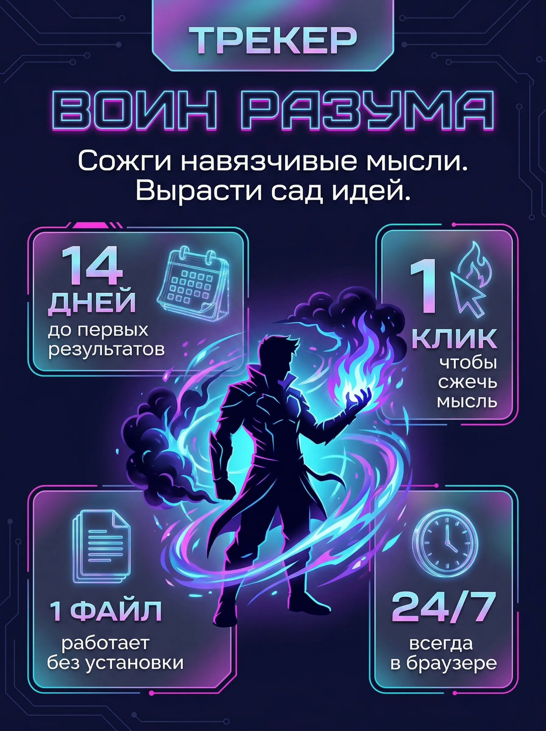 Скачать трекер Воин Разума (стоп-мысли) в сервисе Рус Ким